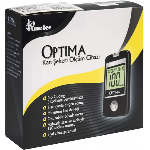 optima blood glucose test strips